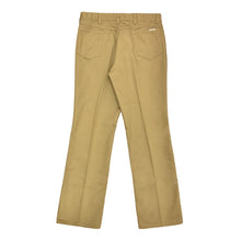 Cargar imagen en el visor de la galería, 1970’S SHEPLER’S MADE IN USA KHAKI BOOTCUT WESTERN PANTS 34 X 32
