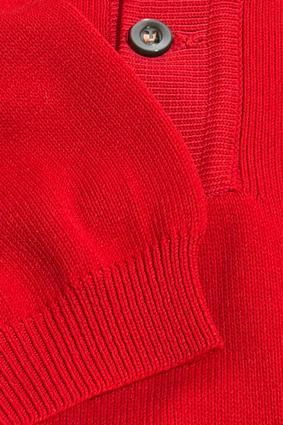 1950’S PENNEY’S TOWNCRAFT MADE IN USA CROPPED KNIT BAN•LON S/S B.D. POLO SHIRT LARGE
