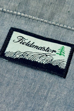 Load image into Gallery viewer, 1980’S FIELDMASTER MADE IN USA CHAMBRAY WORK SHIRT L/S B.D. SHIRT LARGE
