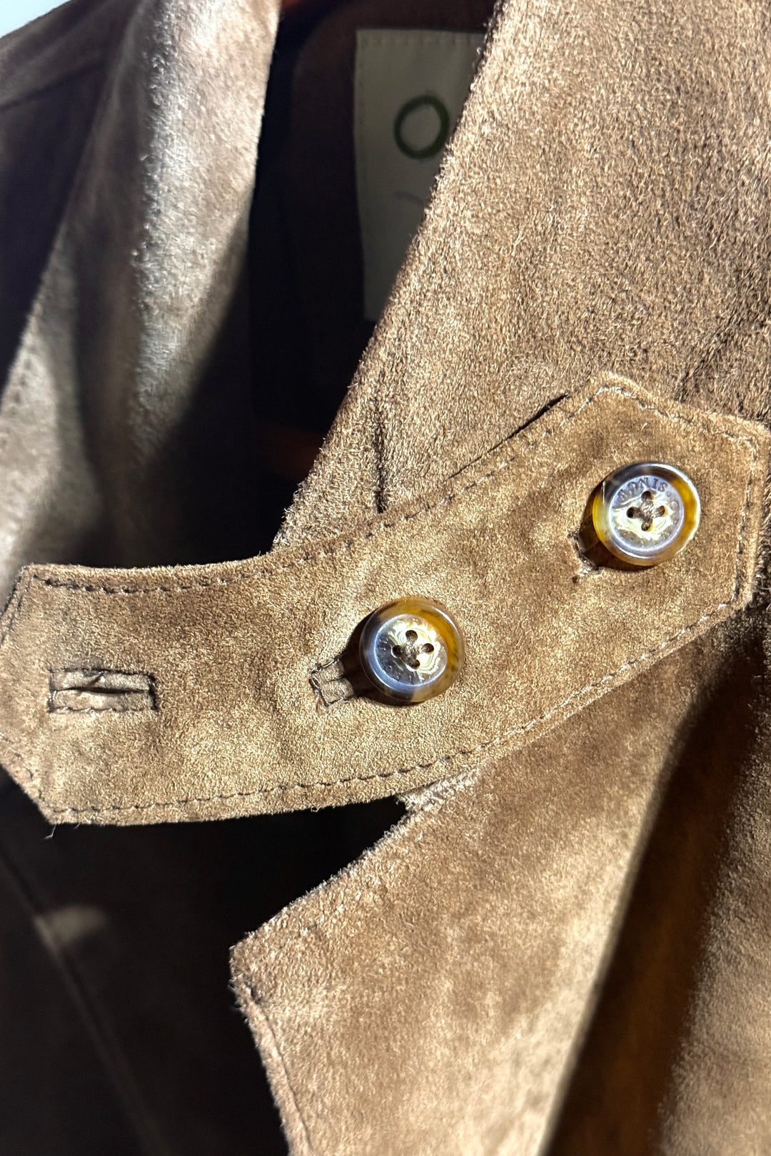 1990’S ORVIS SUEDE LEATHER HUNTING COAT JACKET LARGE