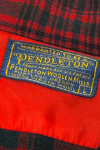Load image into Gallery viewer, 1960’S PENDLETON MADE IN USA PLAID FLANNEL BOARD L/S SHIRT LARGE
