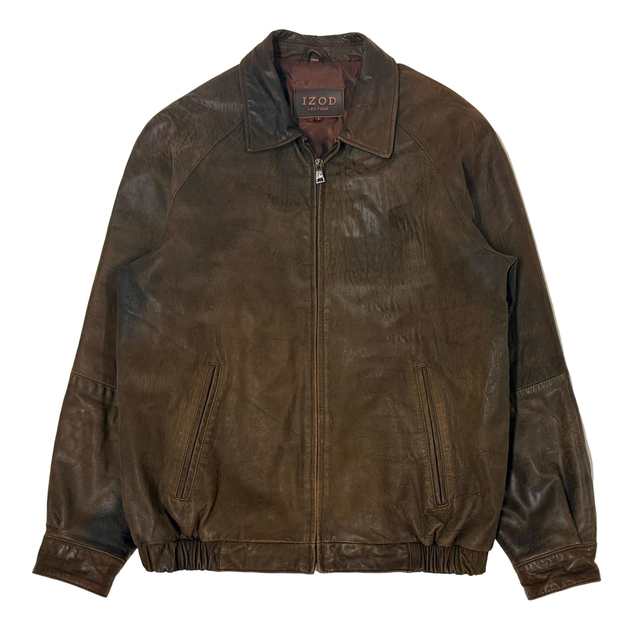 Izod leather jacket hotsell