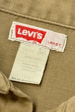 Load image into Gallery viewer, 1970’S LEVI’S MADE IN USA TWILL WESTERN L/S B.D. SHIRT JACKET MEDIUM
