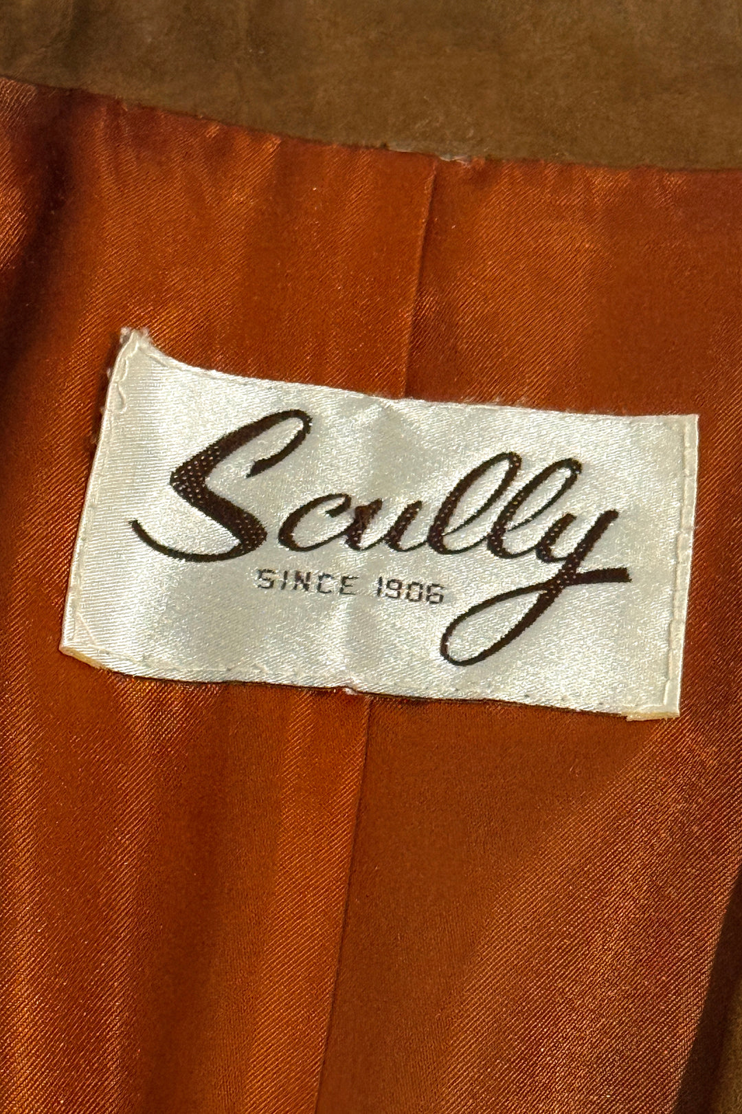 1990’S SCULLY MADE IN USA SUEDE LEATHER WESTERN COAT JACKET LARGE