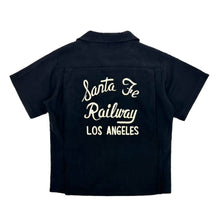 Load image into Gallery viewer, 1950’S SANTA FE RAILWAYS MADE IN USA CROPPED SELVEDGE LOOP COLLAR S/S B.D. SHIRT MEDIUM
