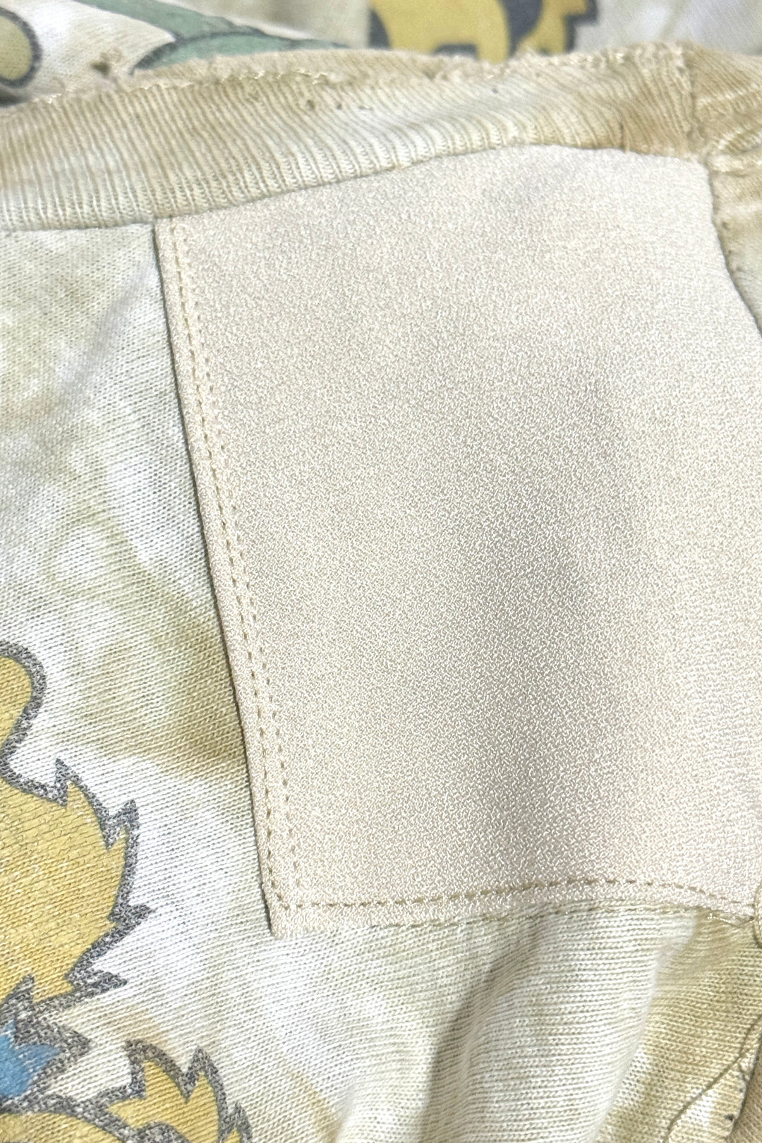 1990’S GRATEFUL DEAD MADE IN USA FADED & REPAIRED ALIEN BEAR SPIRAL TIE DYE S/S T-SHIRT X-LARGE