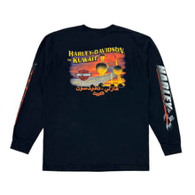 Load image into Gallery viewer, 2000’S HARLEY DAVIDSON KUWAIT MADE IN USA L/S T-SHIRT LARGE
