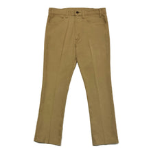 Load image into Gallery viewer, 1970’S LEVI’S MADE IN USA STAPREST 517 KHAKI WESTERN BOOTCUT PANTS 32 X 28
