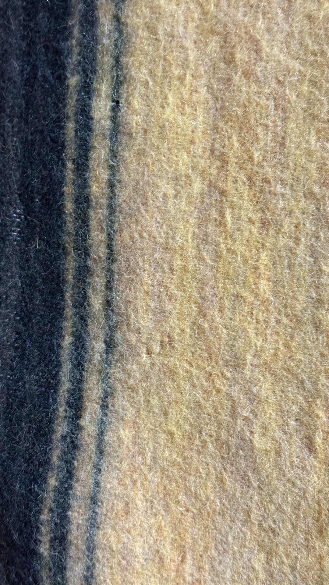 1940’S HANDWOVEN WOOL MEXICAN BLANKET PONCHO / JORONGO