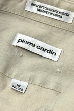 Load image into Gallery viewer, 1980’S PIERRE CARDIN EMBROIDERED LOGO L/S B.D. SHIRT LARGE

