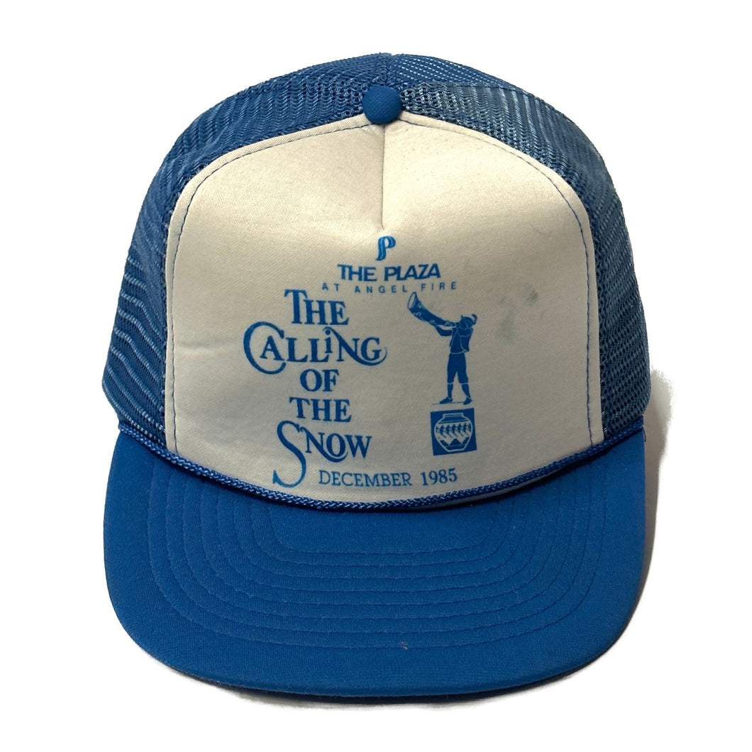 1980’S CALLING OF THE SNOW ANGEL FIRE SNAP BACK TRUCKER HAT
