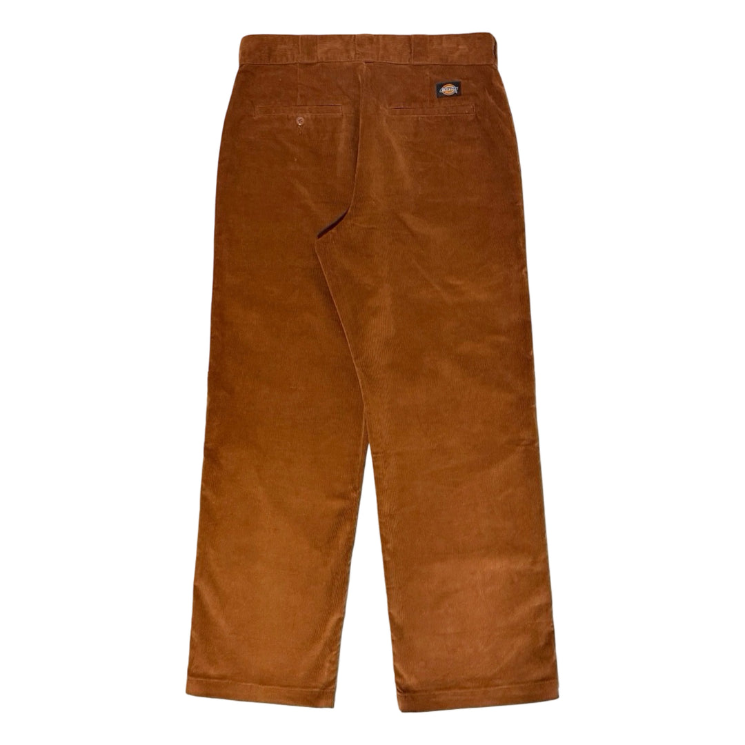 1990’S DICKIES MADE IN USA BROWN CORDUROY WORKWEAR PANTS 34 X 30