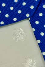 Cargar imagen en el visor de la galería, 1990’S BROOKS BROTHERS 346 MADE IN USA 100% ITALIAN SILK POLKA DOT HANDMADE TIE
