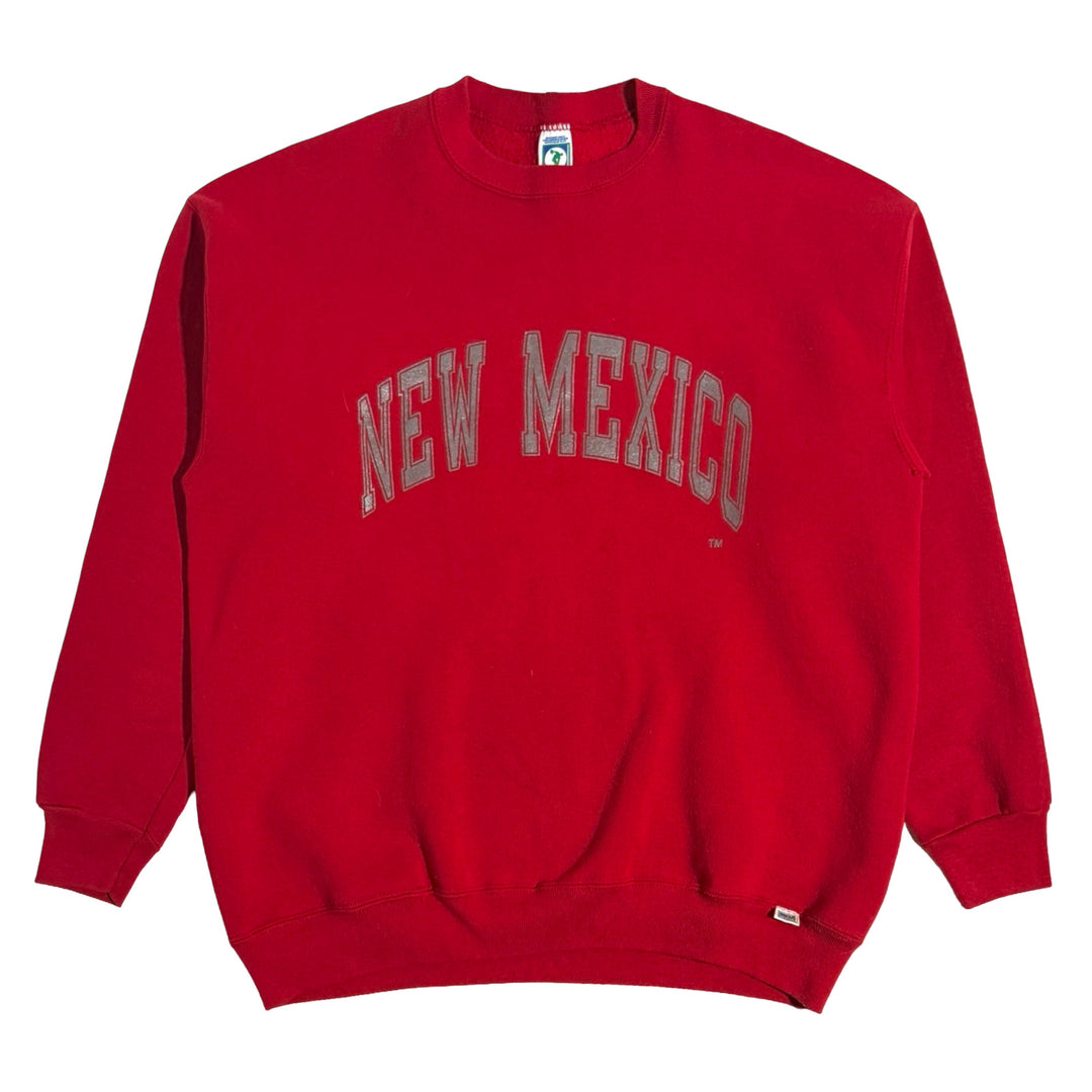 1980’S UNIVERSITY OF NEW MEXICO MADE IN USA FLEECE CREWNECK SWEATER X-LARGE