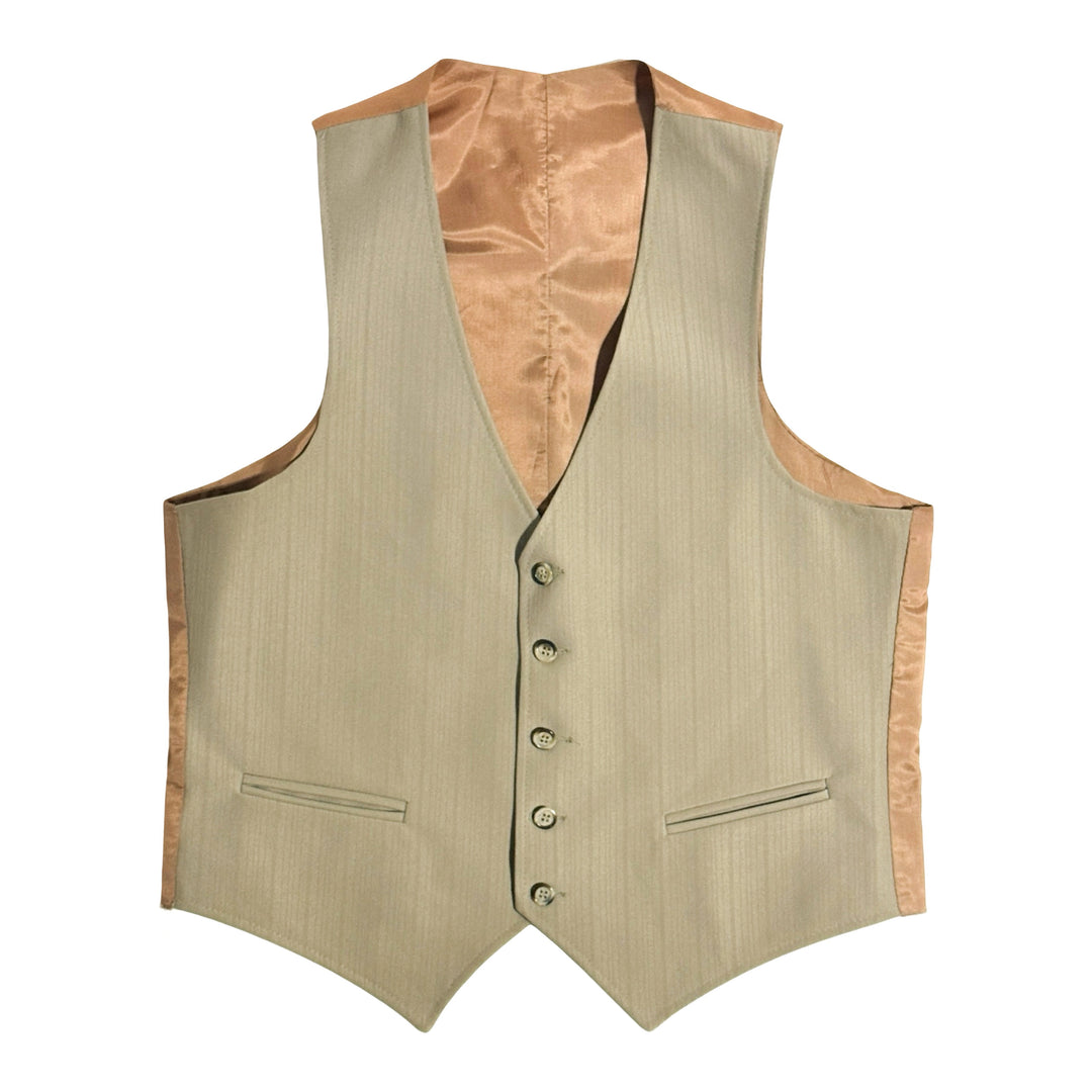 1970’S THE RANCH MAN’S SUIT MADE IN USA GHOST STRIPE WESTERN 3-PIECE SUIT 40R