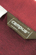 Load image into Gallery viewer, 1970’S DEADSTOCK CAMPUS CROPPED VELOUR TERRY L/S POLO SHIRT SMALL
