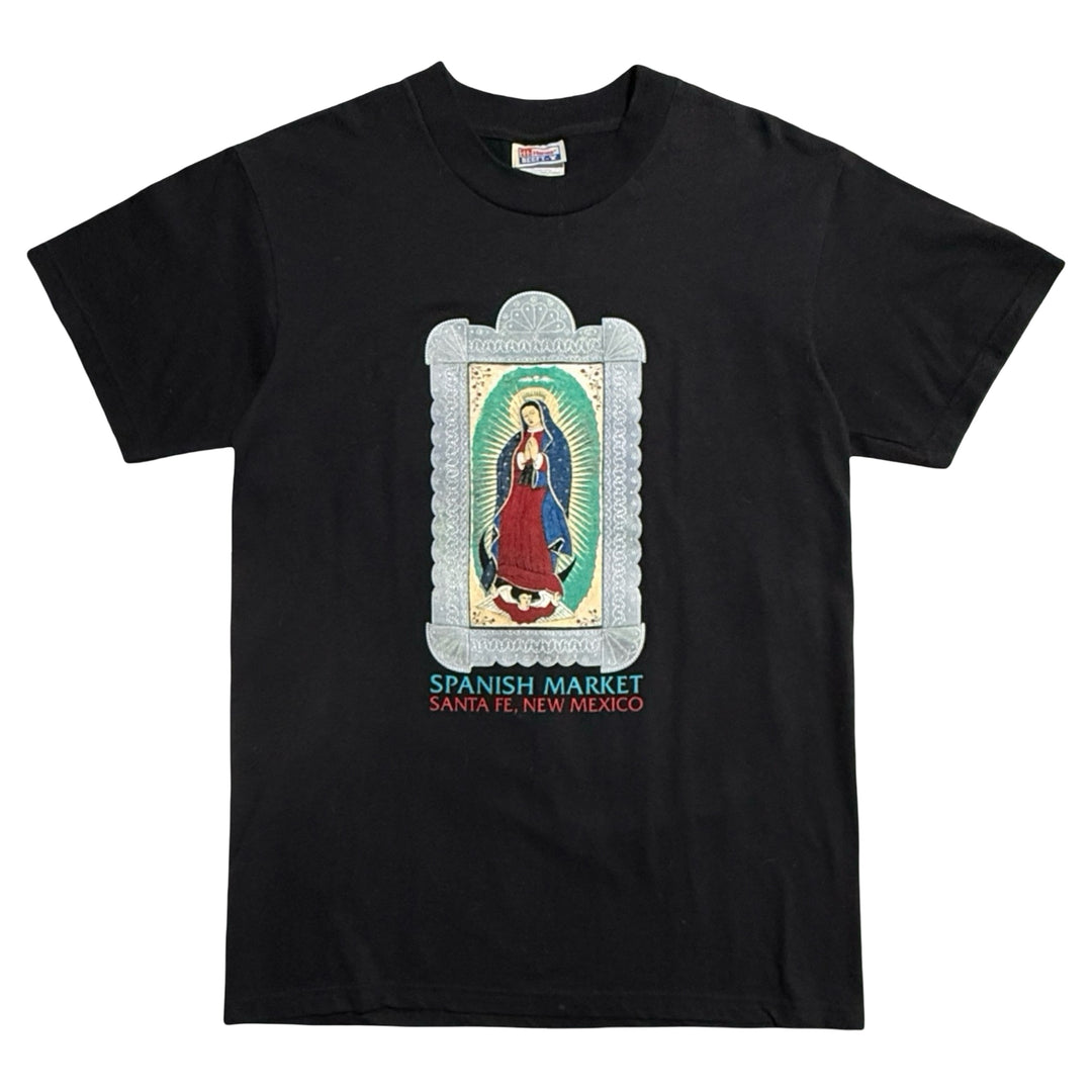 1990’S DEADSTOCK SPANISH MARKET TIN FRAME GUADALUPE MADE IN USA S/S T-SHIRT LARGE