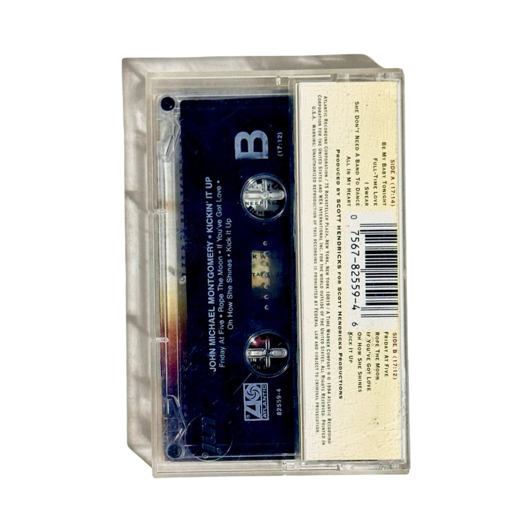 JOHN MICHAEL MONTGOMERY KICKIN’ IT UP CASSETTE TAPE