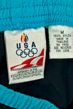 Load image into Gallery viewer, 1980’S USA OLYMPICS CONTRAST 4.5 INCH ATHLETIC SHORTS 34
