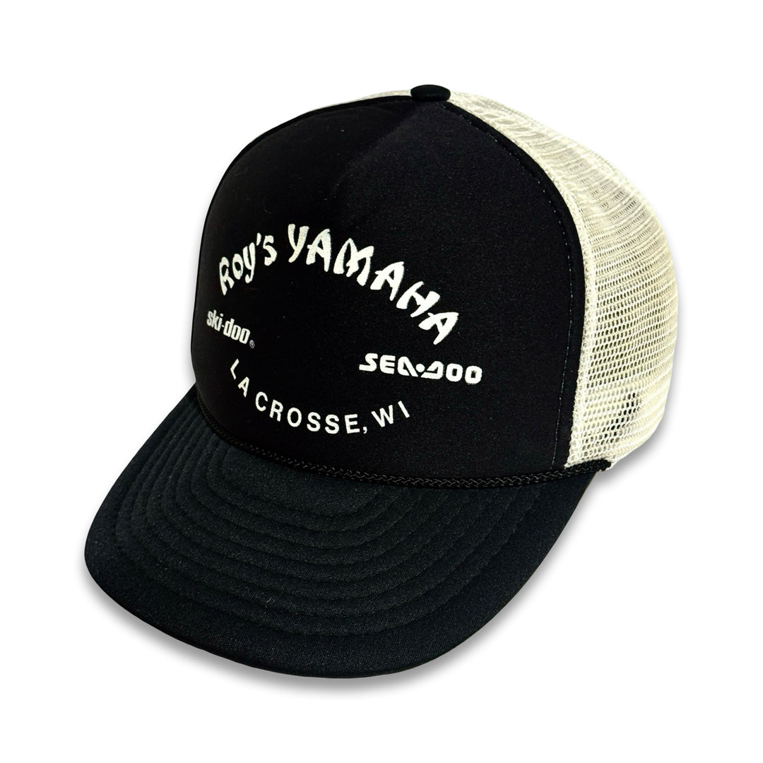 1980’S YAMAHA DEALER BLACK FOAM & WHITE MESH TRUCKER HAT