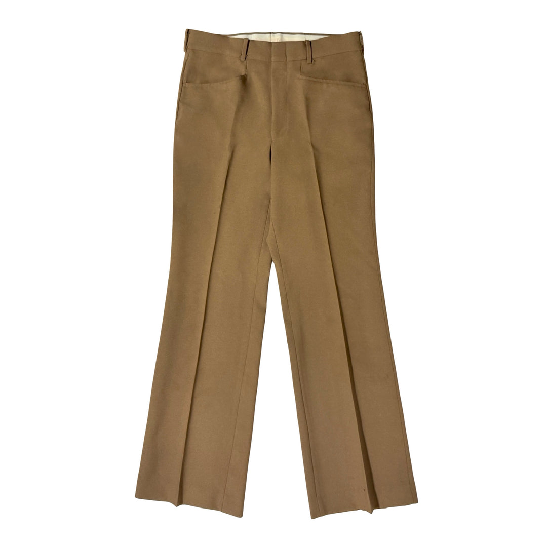 1970’S PANHANDLE SLIM MADE IN USA WESTERN HERRINGBONE WOOL TWEED FLARED LEG SUIT 42R