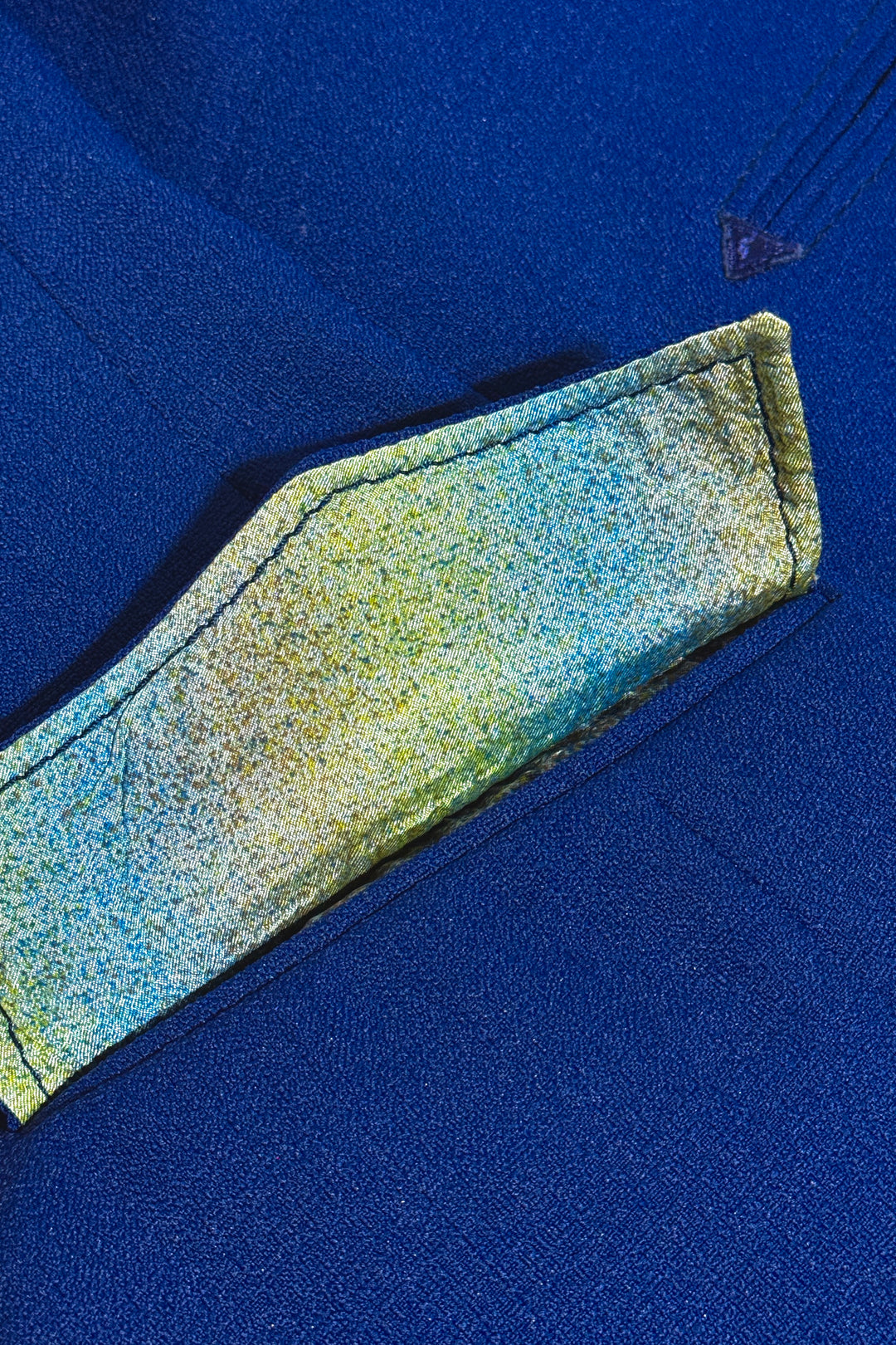 1960’S LASSO WESTERNWEAR MADE IN USA “LAS VEGAS” NAVY WESTERN SUIT JACKET BLAZER 44R