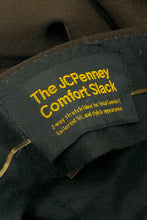 Cargar imagen en el visor de la galería, 1970’S JC PENNEY’S COMFORT SLACKS MADE IN USA BOOTCUT PANTS 32 X 30
