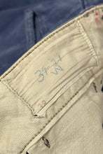 Load image into Gallery viewer, 1960’S MCNAIRS TEXAS THRASHED COTTON WORKWEAR NAVY CHINOS 36 X 28
