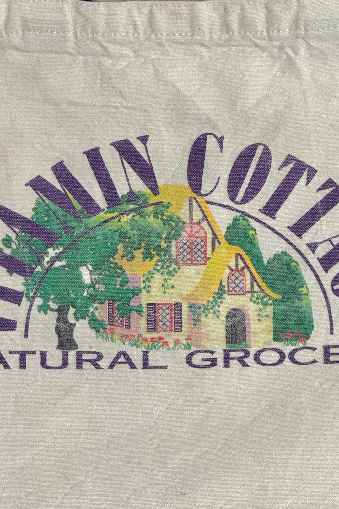 1990’S THRASHED VITAMIN COTTAGE CANVAS GROCERY BAG