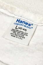 Load image into Gallery viewer, 1970’S HANES MADE IN USA SINGLE STITCH WHITE S/S T-SHIRT MEDIUM
