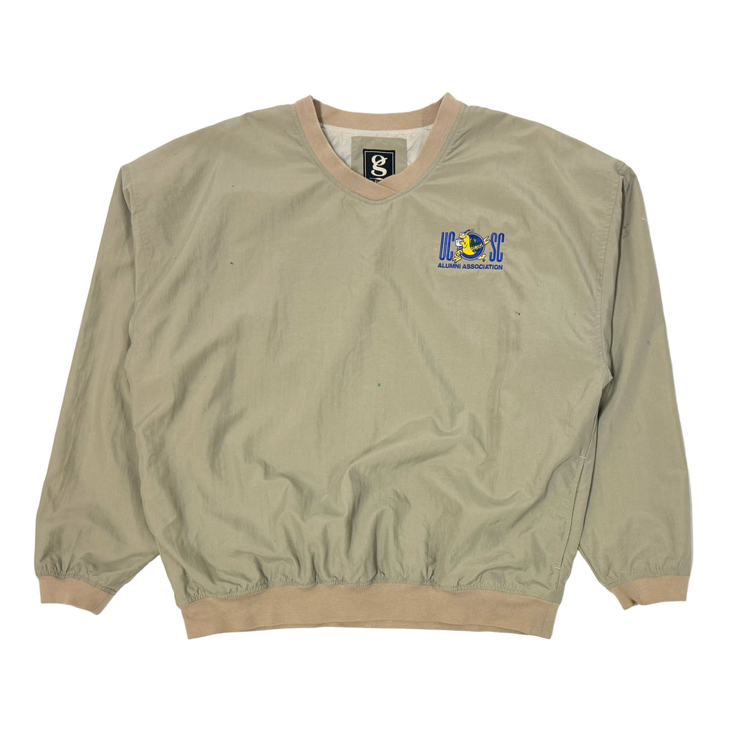 1990’S UCSC BANANA SLUGS NYLON PULLOVER JACKET X-LARGE