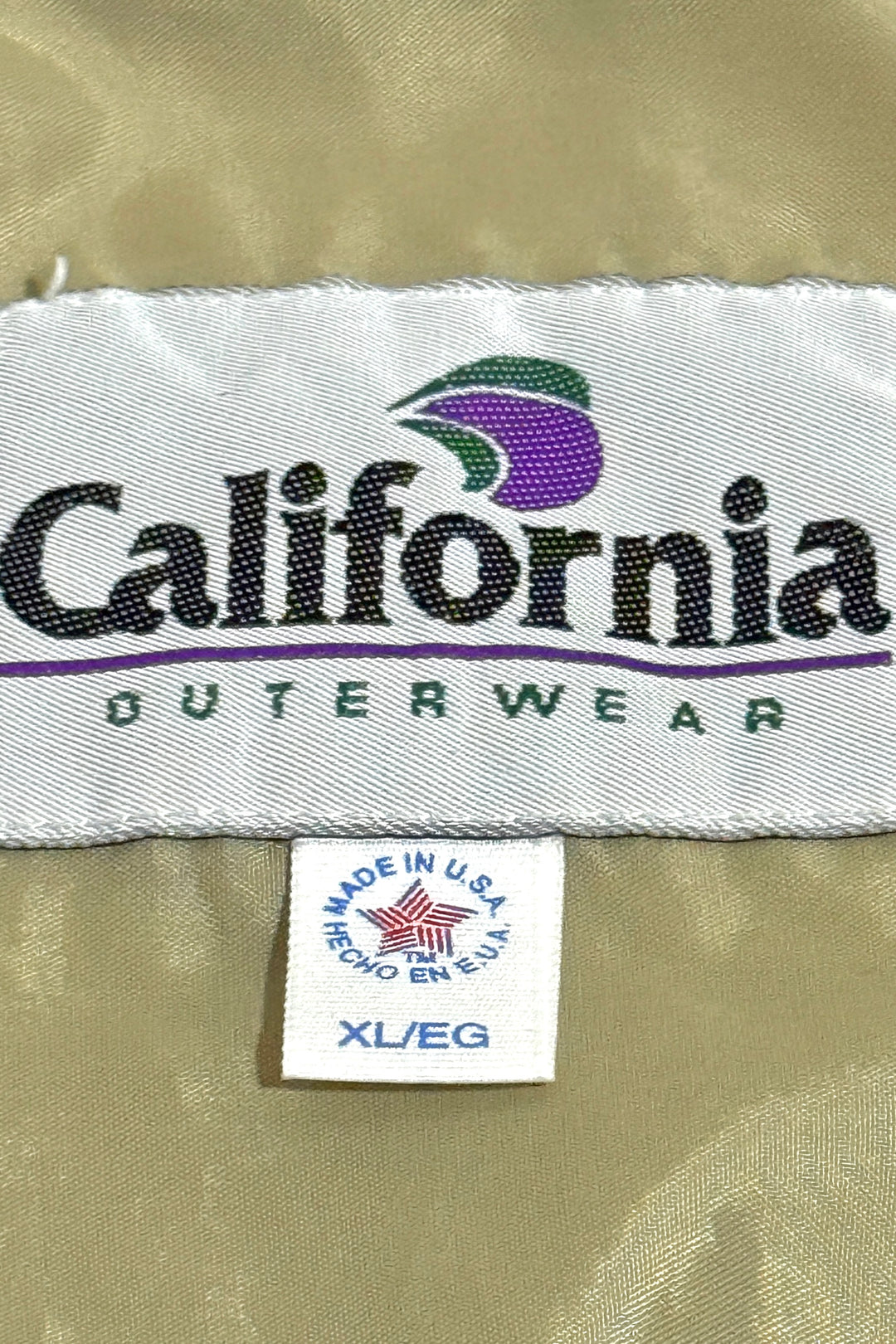 1990’S CALIFORNIA OUTERWEAR MADE IN USA MAMMOTH MOUNTAIN ZIP JACKET X-LARGE