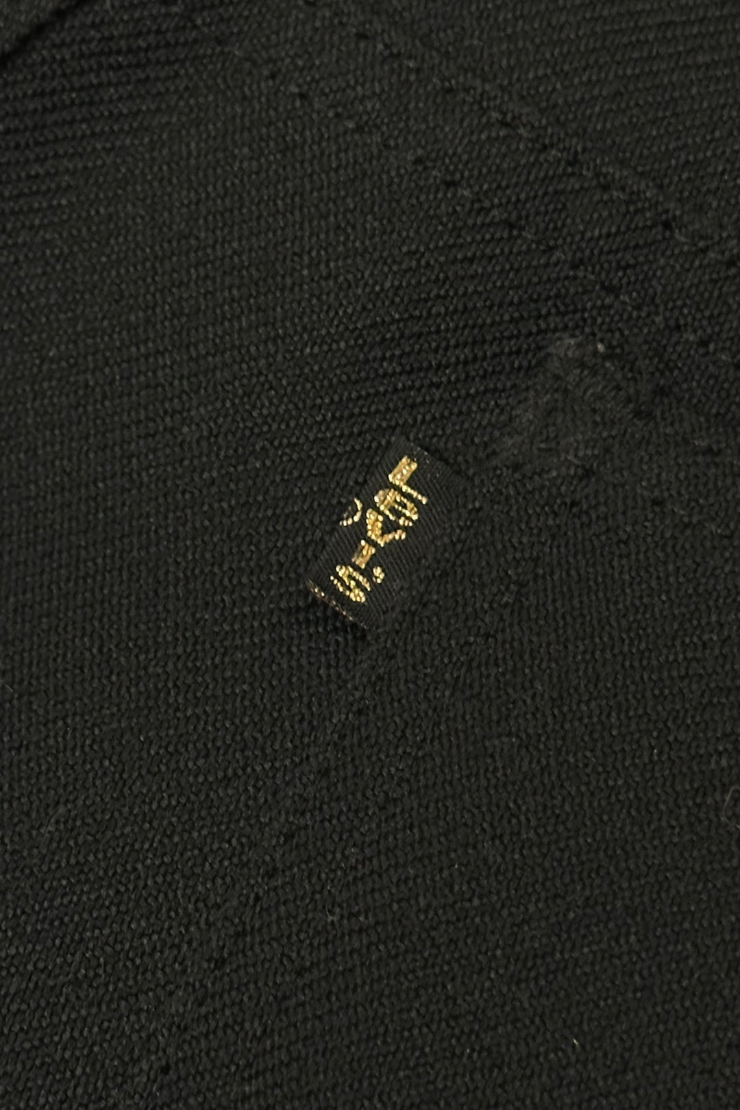 1980’S LEVI’S MADE IN USA STAPREST 517 COWBOY CUT BLACK WESTERN PANTS 32 X 30