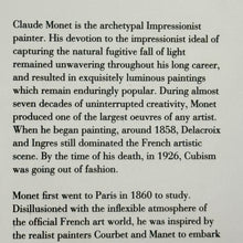 Load image into Gallery viewer, CLAUDE MONET BOOK
