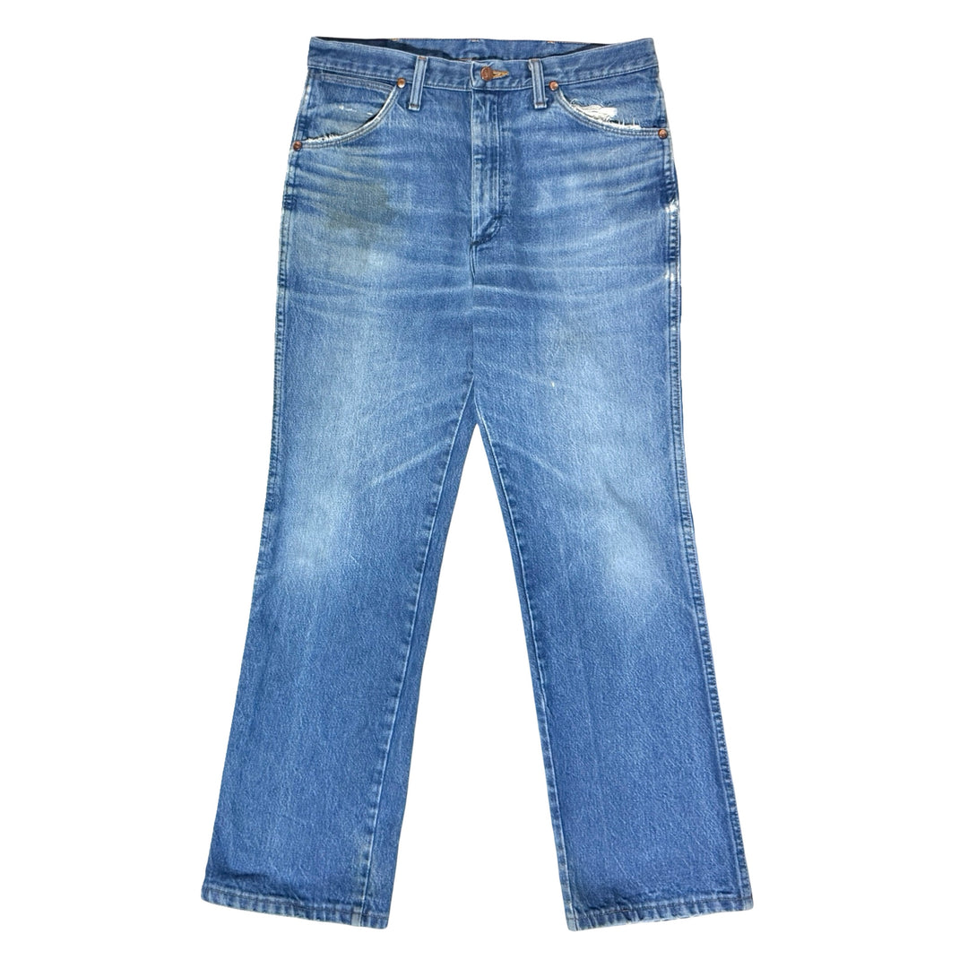2000’S WRANGLER 936DEN FADED PERFECT WASH BOOTCUT DENIM JEANS 32 X 28