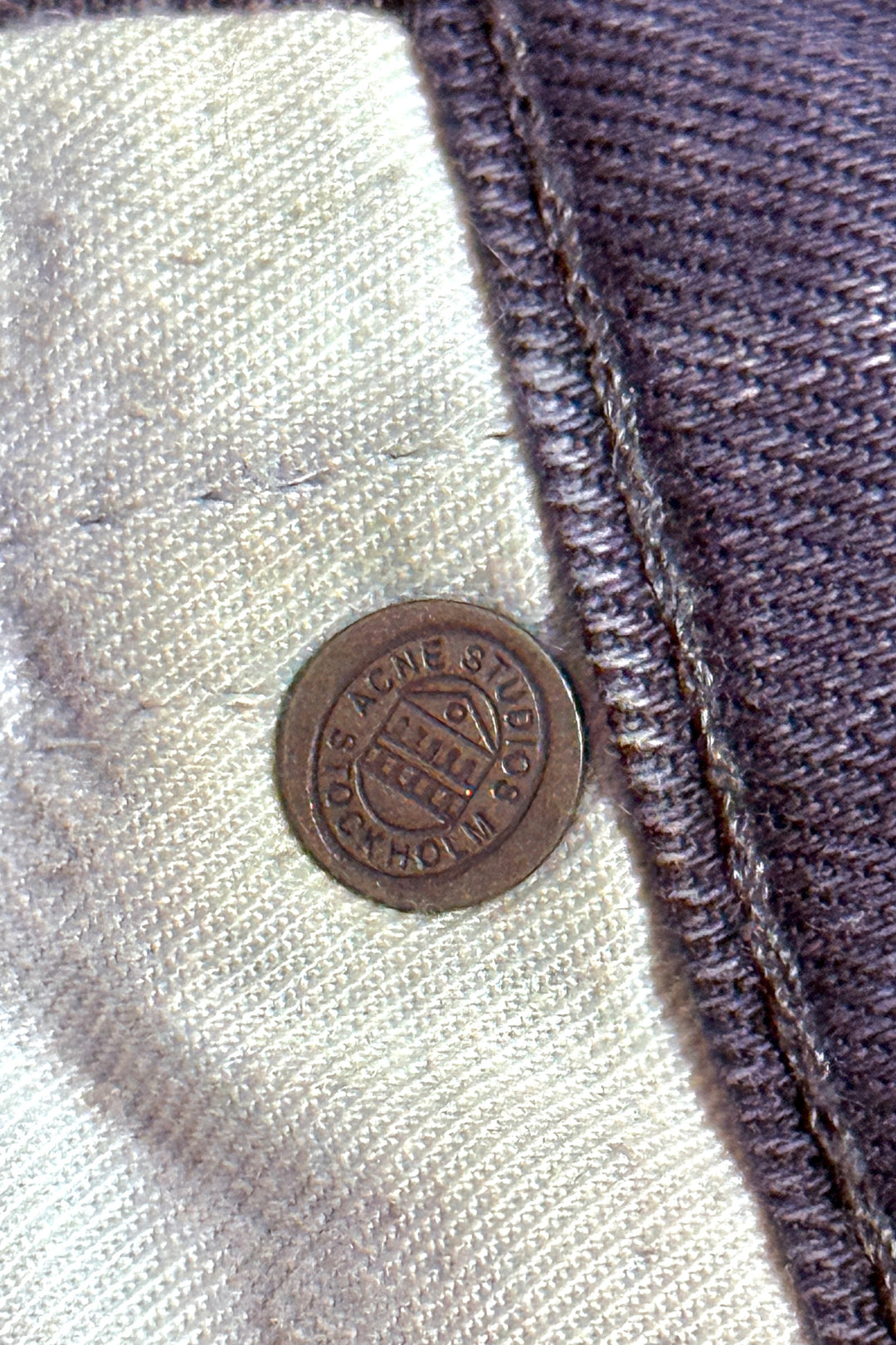 2000’S ACNE STUDIOS MAX BLUE SPEED FADED BLACK SKINNY JEANS 32 X 30