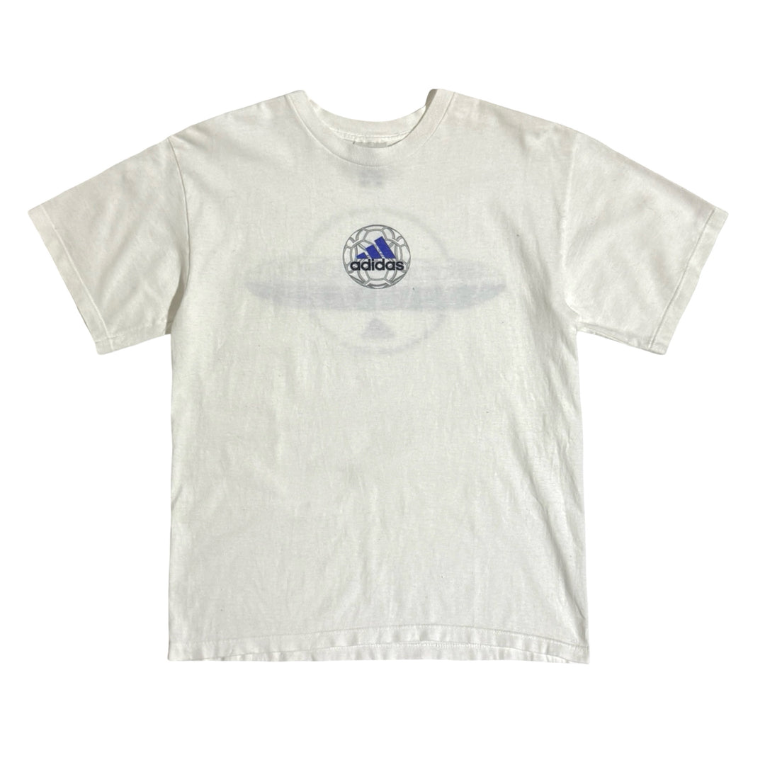2000’S Y2K ADIDAS MADE IN USA TECH TRIFOIL S/S T-SHIRT MEDIUM