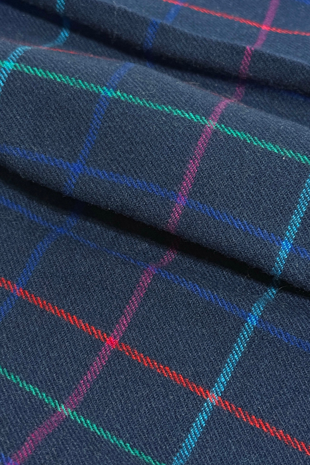 1990’S LOBO BY PENDLETON MADE IN USA PLAID WOOL HIGH WAISTED PLEATED TROUSERS 32 X 30