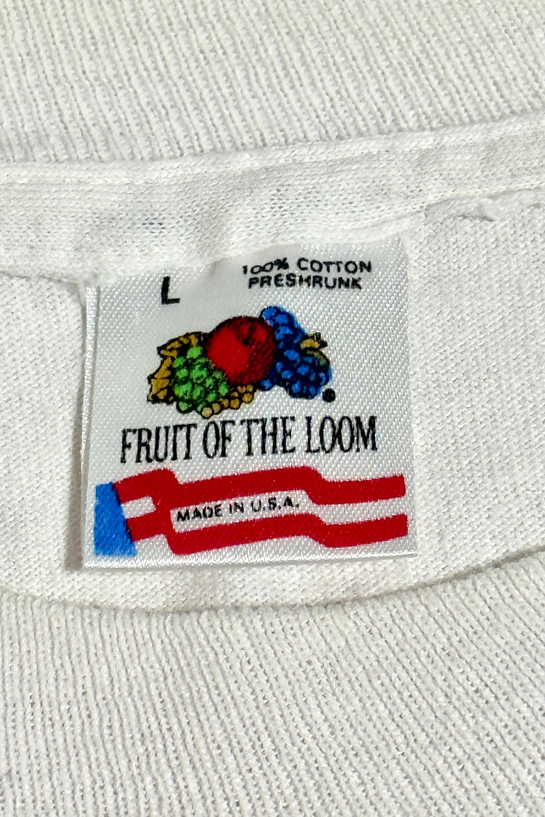 1980’S WANTED: A GOOD MAN MADE IN USA SINGLE STITCH JERSEY S/S T-SHIRT LARGE