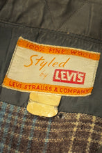 Load image into Gallery viewer, 1950’S LEVI’S MADE IN USA PLAID WOOL L/S B.D. SHIRT MEDIUM
