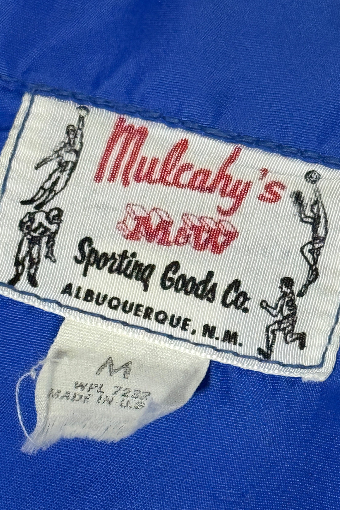 1970’S MULCAHY’S SPORTING GOODS MADE IN USA CROPPED COACHES JACKET LARGE