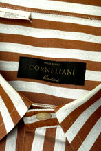 Load image into Gallery viewer, 1990’S CORNELIANI MADE IN ITALY STRIPED L/S B.D. SHIRT X-LARGE
