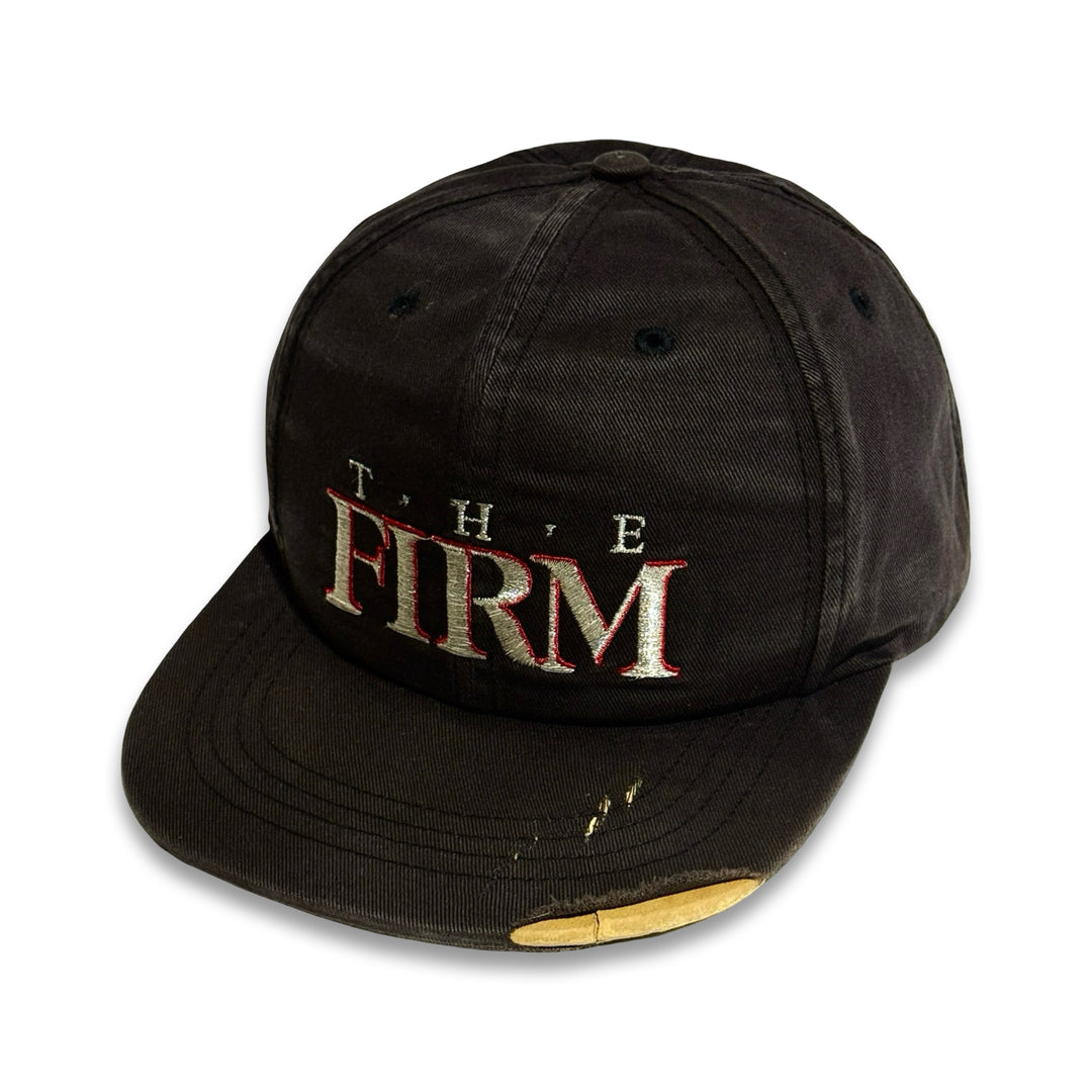 1990’S THE FIRM THRASHED & FADED BLACK TWILL HAT