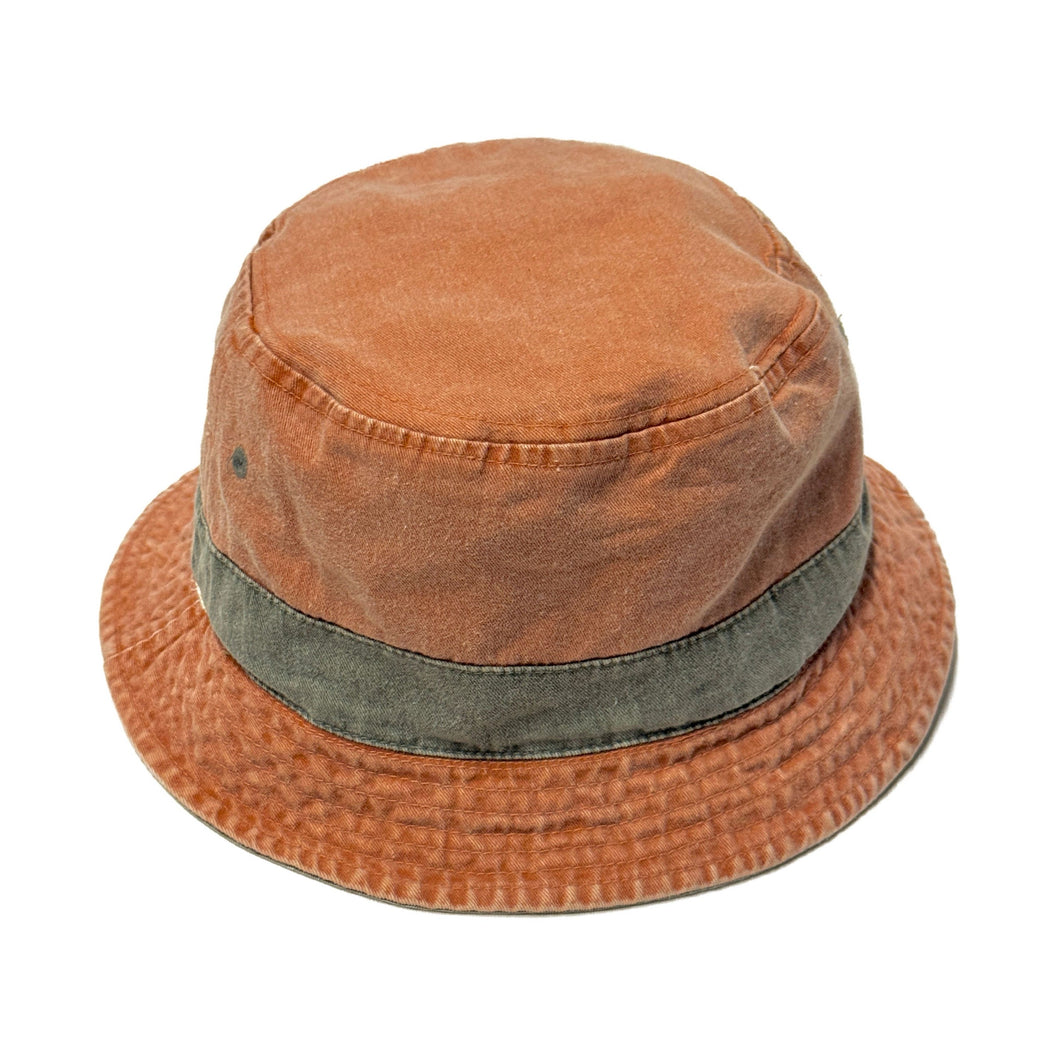 1990’S REVERSIBLE STRIPED CANVAS BUCKET HAT