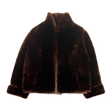 Load image into Gallery viewer, 1930’S MOUTON CUSTOM MADE IN USA CROPPED FUR JACKET MEDIUM
