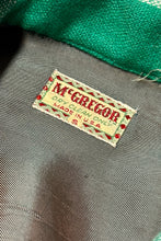 Load image into Gallery viewer, 1950’S MCGREGOR MADE IN USA WOOL PLAID FLANNEL CROPPED LOOP COLLAR OVER SHIRT MEDIUM
