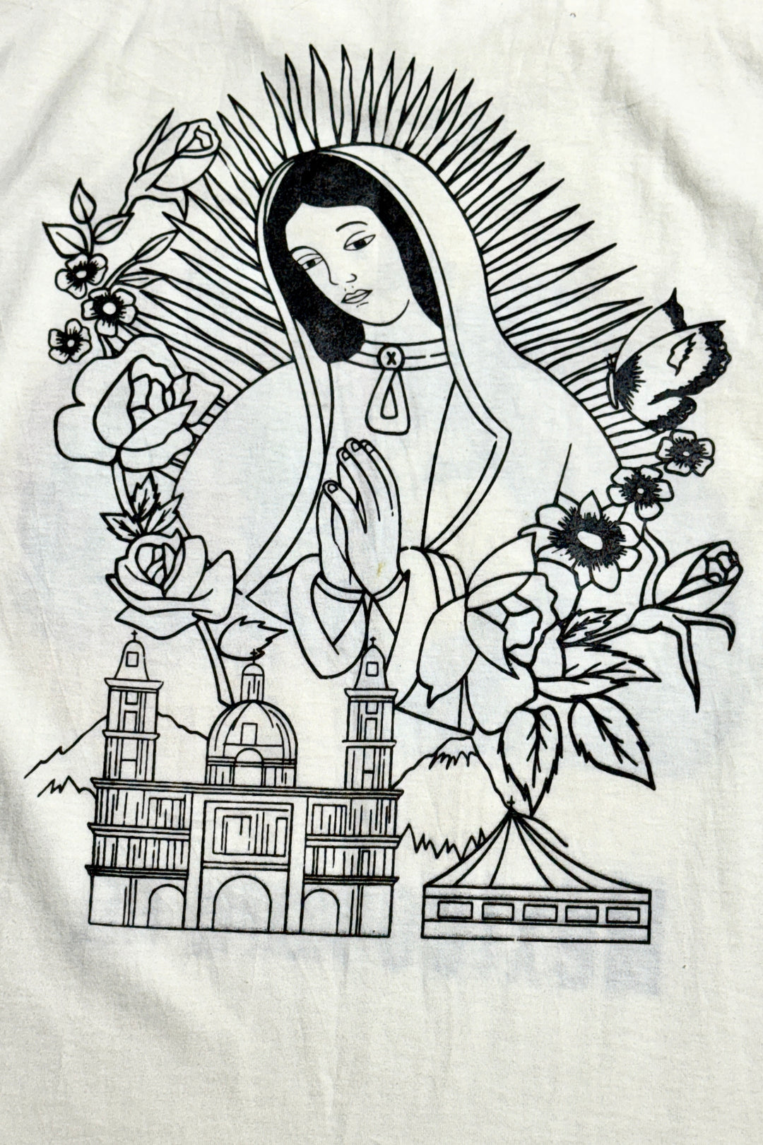 1980’S DEADSTOCK POPE JOHN PAUL II FAITHFUL GUADALUPE S/S T-SHIRT X-LARGE