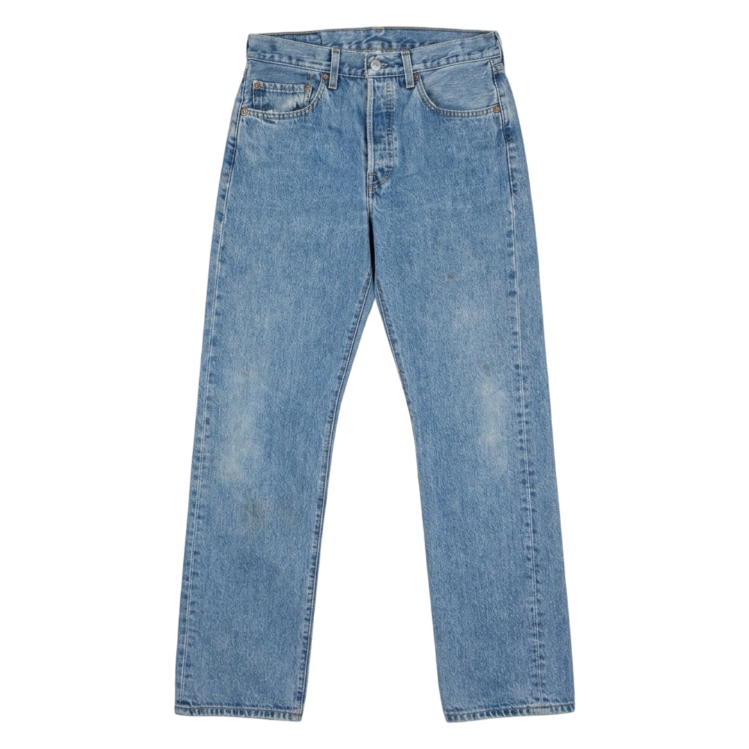 1990’S LEVI’S 501 PERFECT LIGHT WASH DENIM JEANS 30 X 34