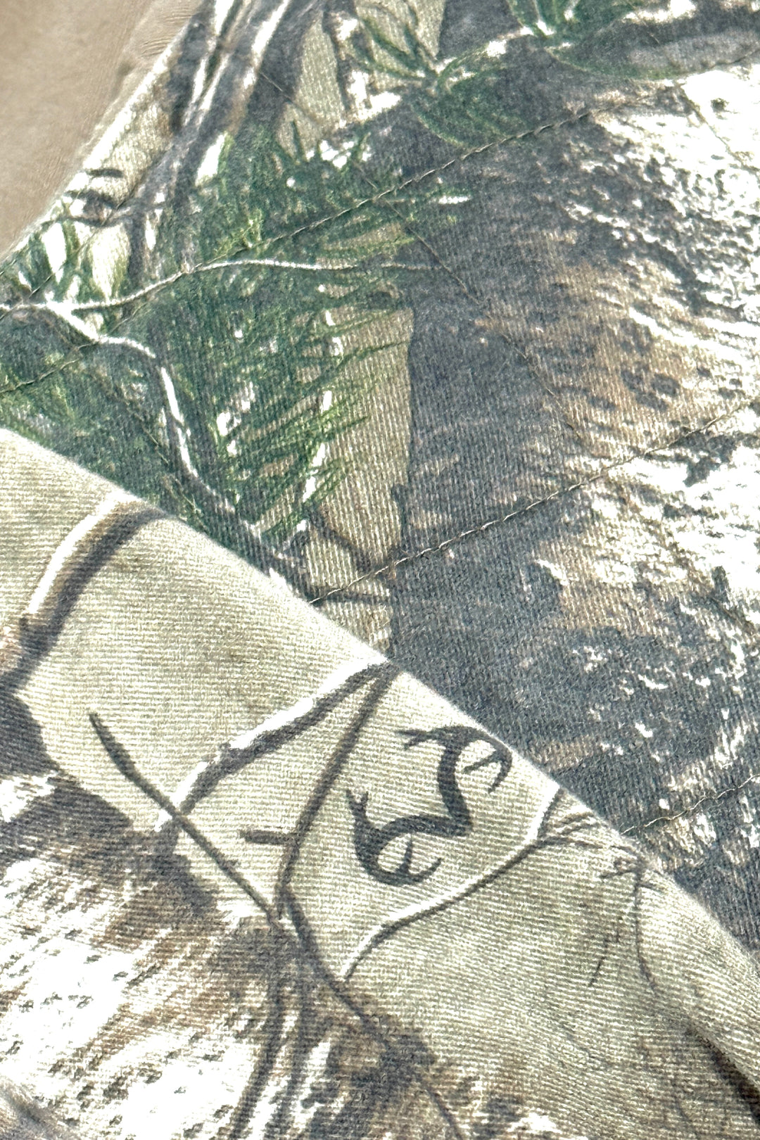 1990’S REDHEAD MADE IN USA HUNTING CAMO TWILL L/S B.D. SHIRT X-LARGE