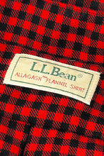 Load image into Gallery viewer, 1980’S LL BEAN MADE IN USA ALLAGASH™️ FLANNEL L/S B.D. SHIRT MEDIUM

